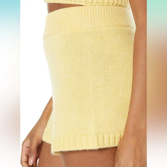 NWT The Drop Women's Adrienne Pull-on Sweater Knit Short - Butter - Picture 3 of 4